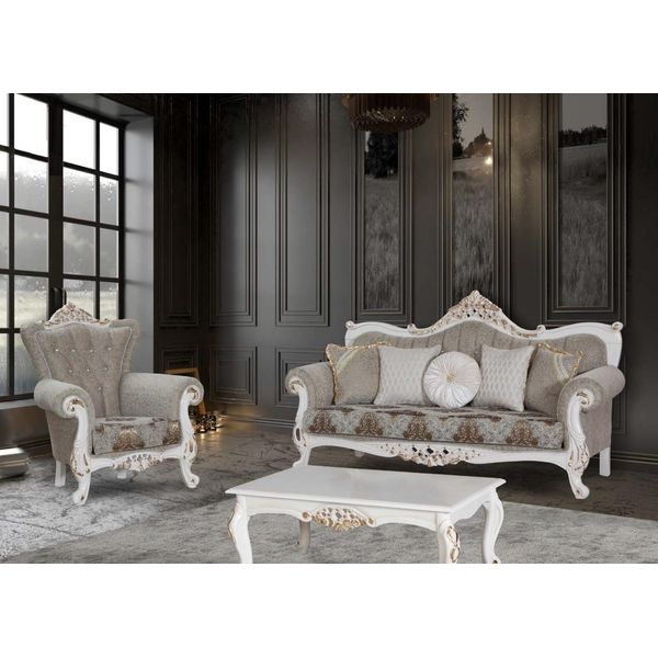 Set Di Divani 31 Posti Tavolino Imbottito Set Divano Chesterfield-image