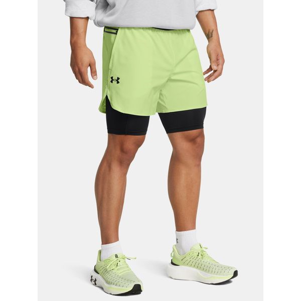 Under Armour Ua Peak Woven 2In1 Sts - Verde Asfalto, Taglia:S-image