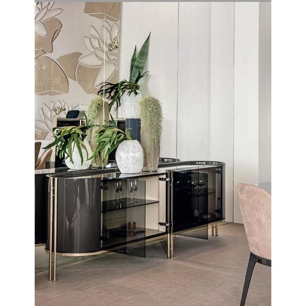 Credenza Soggiorno Design Credenza Bassa Mobili Credenza In Vetro Nuovo-image