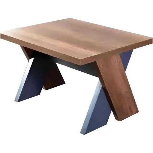 Scrivanie Lusso Ufficio Moderno Legno Metallo Grigio Segreteria Moderna-image