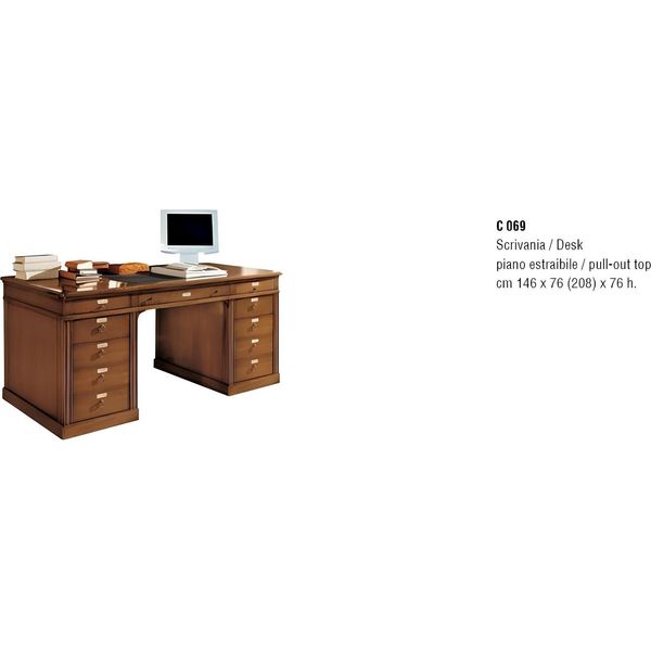 Scrivanie Mobili Italiani Per Ufficio Tavoli In Legno Scrivania Scrivania Segreteria-image