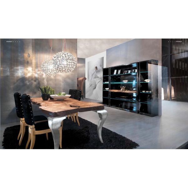 Sedia Da Sala Da Pranzo Sedie Poltrona Soggiorno Mobili Italiani Legno Nuovo-image
