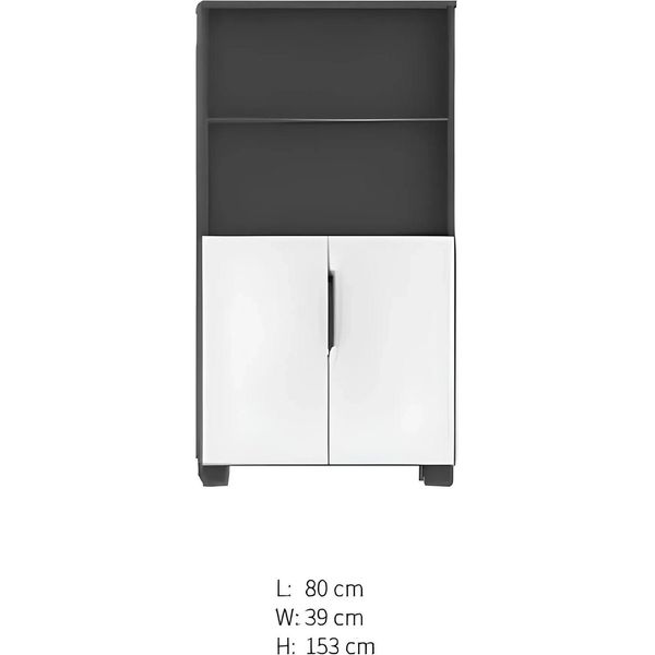 Ufficio File Shelf Cabinet Legno Scaffali Armadi Ufficio Studio Mobili Nuovo-image