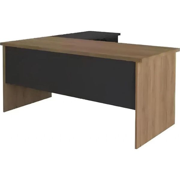 Scrivania Ad Angolo Arredo Ufficio Sala Direzionale Scrivania Design Moderno Marrone-image