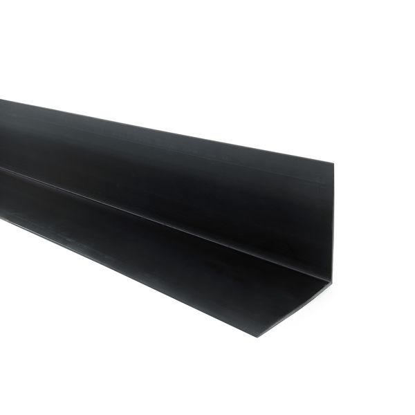 Quest Profilo Angolare Decorativo In Pvc 50X20 Mm, 1,5 M, Protezione Bordi, Nero-image