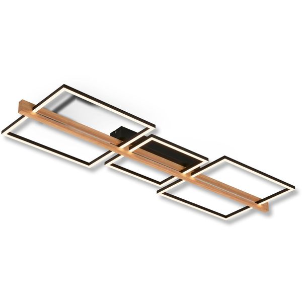 Briloner Leuchten Deckenleuchte "Moldura Deckenleuchte", Schwarz, Leuchten, Deckenleuchte-image