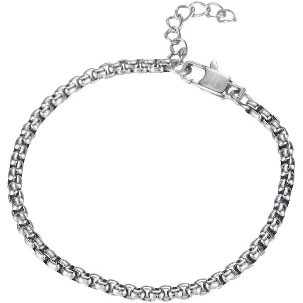 Armband Firetti "Schmuck Geschenk Edelstahl Armschmuck Armkette Venezianerkette Color", Silber (Edelstahlfarben), ArmbäNder, Damen, 21Cm, Edelstahl, Armband-image