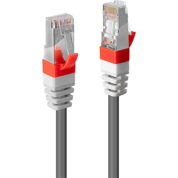 Lindy - Cavo Patch - RJ-45 (M) - RJ-45 (M) - 10,0M - Cavo Sstp - Cat 6A - Crimpato, A Trefoli, Senza Alogeni - Grigio (453-image