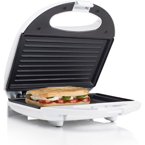 Tristar | SA-3050 | Tostapane Per Panini | 750 W | Numero Di Piastre 1 | Numero Di Pasticcini 2 | Diametro Cm | Bianco-image