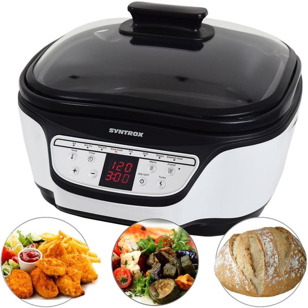 Multicooker 8In1 | Pentola A Pressione | Cuociriso | Vaporiera Varie-image