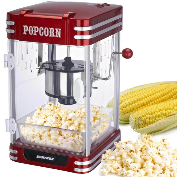 Macchina Per Popcorn Olter | Macchina Per Popcorn | Con Aria Calda | Senza Grassi-image