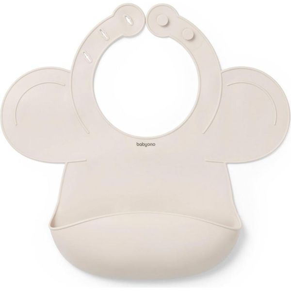 Bavaglino In Silicone Con Chiusura Regolabile E Astuccio, Beige-image