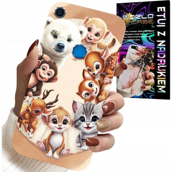 Custodia Per Huawei Y6S - Custodia Per Bambini Con Animali Della Foresta-image
