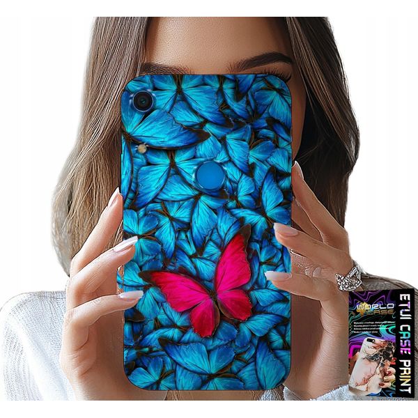 Custodia Per Huawei Y6S - Farfalla Blu, Farfalla, Disegni Femminili-image