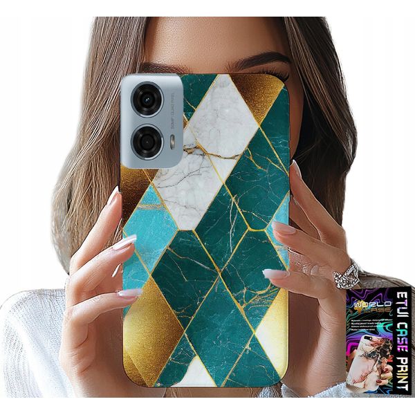 Custodia Per Motorola Moto G85 5G - Custodia Elegante E Alla Moda + Pellicola Protettiva-image