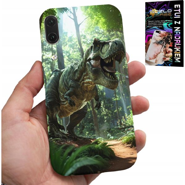 Custodia Per Huawei P20 - Dino Dinosauro Tirannosauro Case + Vetro-image