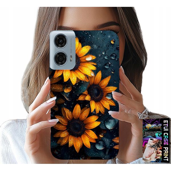 Custodia Per Motorola Moto G85 5G - Girasoli, Girasole, Motivi Floreali-image