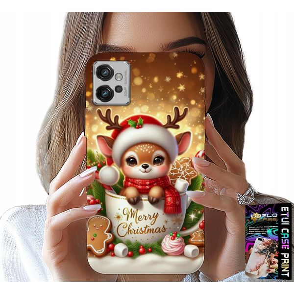 Custodia Per Motorola G32 - Reniferek Dolce Renna Motivo Natalizio-image