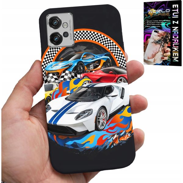 Custodia Per Motorola G32 - Auto Sportive, Corse Case + Pellicola Protettiva-image