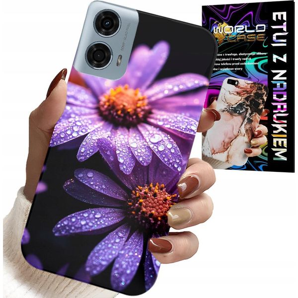 Custodia Per Motorola Moto G85 5G - Rosa Margherita Fiori Custodia Case-image