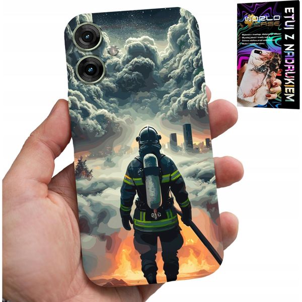 Custodia Per Motorola Moto G55 - Vigili Del Fuoco Incendio Pompiere Custodia Case-image