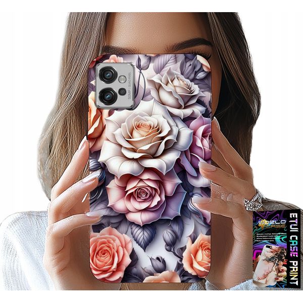 Custodia Per Motorola G32 - Motivi Floreali Rosa Rose Fiori Custodia-image