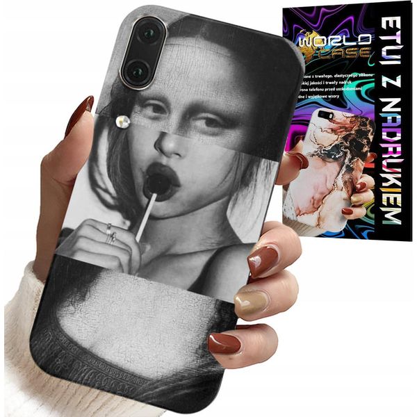 Custodia Per Huawei P20 - Mona Lisa Con Lecca-Lecca Modelli Alla Moda Case-image