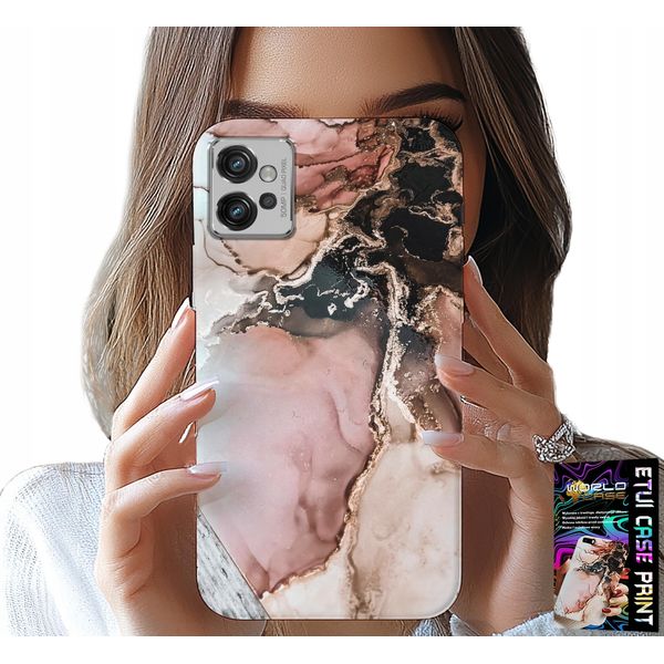 Custodia Per Motorola G32 - Elegante Marmorizzato Modelli Alla Moda + Pellicola Protettiva-image