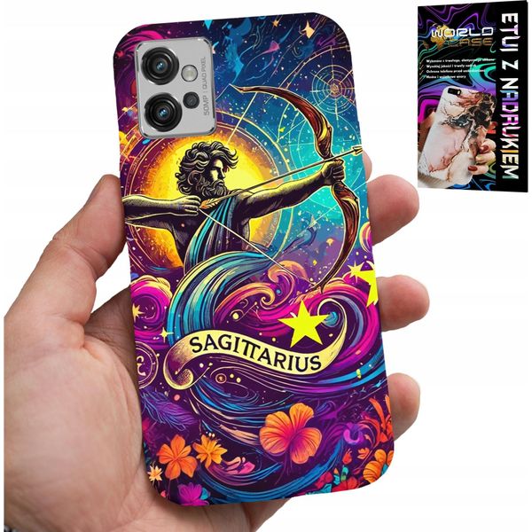 Custodia Per Motorola G32 - Segno Zodiacale, Sagittario Astronomia Cover-image