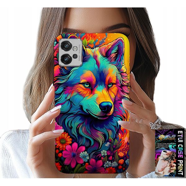 Custodia Per Motorola G32 - Motivi Colorati, Wilk Wataha Swora Case-image