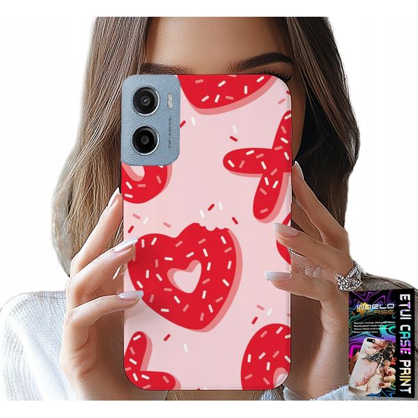 Custodia Per Motorola E15 / G05 - Modelli Femminili E Alla Moda Xoxo Cuore + Pellicola Protettiva-image
