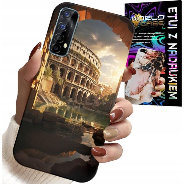 Custodia Per Realme 7 - Roma Colosseo Romani Antichità-image