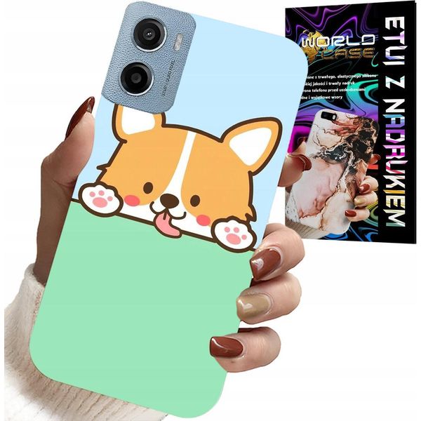 Custodia Per Motorola E15 / G05 - Dolce Cagnolino Motivi Fiabeschi Custodia-image