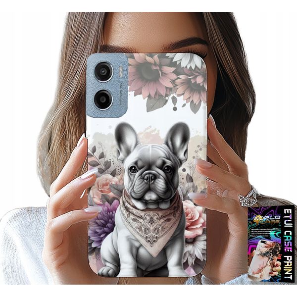 Custodia Per Motorola E15 / G05 - Bulldog Bulldog Cani Razze Canine Schiena-image