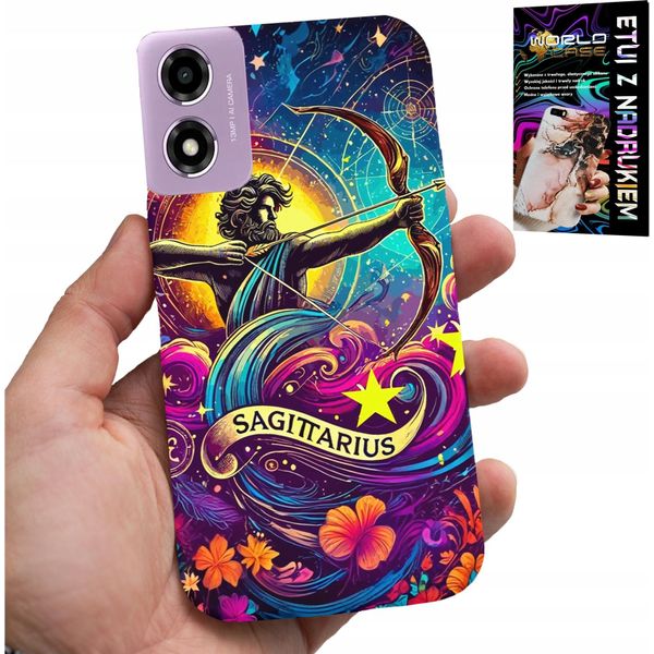Custodia Per Motorola Moto E14 - Segno Zodiacale, Sagittario Astronomia Cover-image