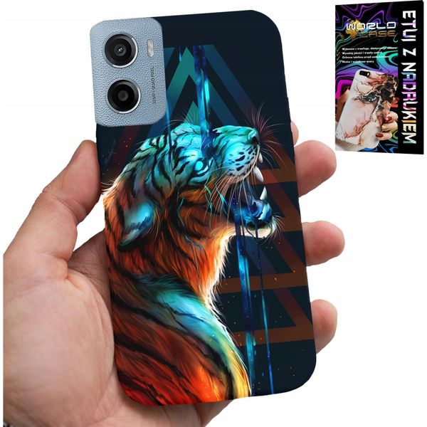 Custodia Per Motorola E15 / G05 - Tigre Motivi Maschili Per Custodia, Case-image