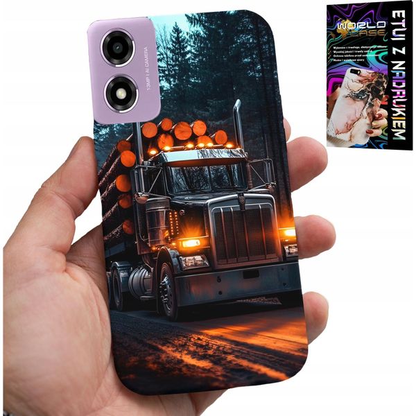 Custodia Per Motorola Moto E14 - Tir Camion Posteriore Custodia Case-image