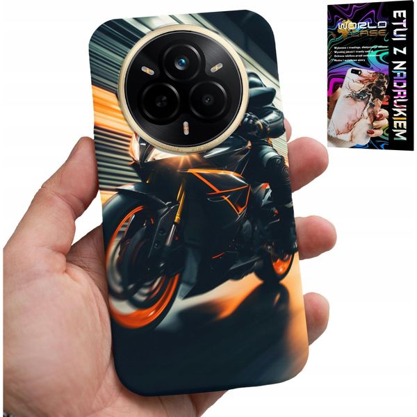 Custodia Per Realme 14 Pro 5G - Motociclista Motor Fan Moto + Pellicola Protettiva-image