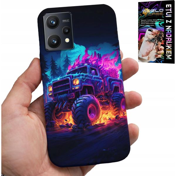 Custodia Per Realme 9 Pro - Monstertruck Mega Truck Design Case-image