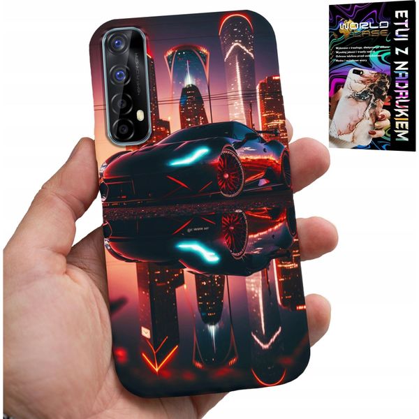 Custodia Per Realme 7 - Auto Fan, Modelli Per Uomini + Pellicola Protettiva-image