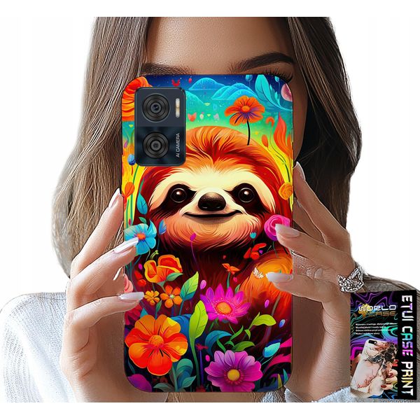 Custodia Per Motorola Moto E22 / E22I - Motivi Colorati Koala Animali + Vetro-image