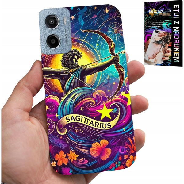 Custodia Per Motorola E15 / G05 - Segno Zodiacale, Sagittario Astronomia Cover-image