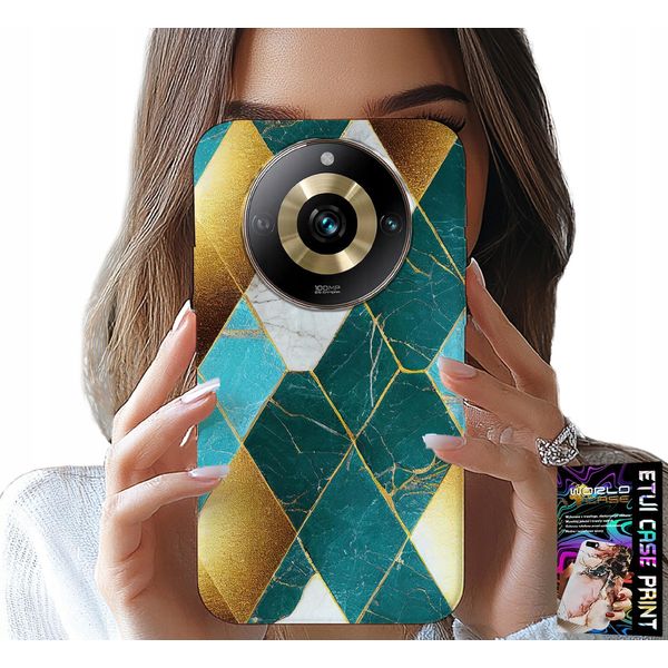 Custodia Per Realme 11 Pro - Custodia Elegante E Alla Moda + Pellicola Protettiva-image