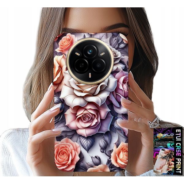 Custodia Per Realme 14 Pro+ 5G - Motivi Floreali Rosa Rose Fiori Custodia-image