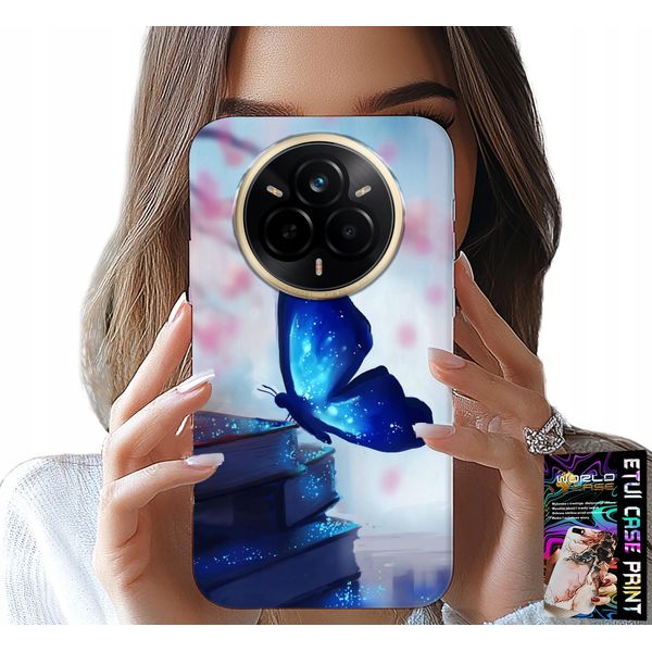 Custodia Per Realme 14 Pro+ 5G - Farfalla Blu, Farfalla, Motivi Femminili-image