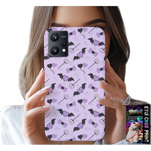Custodia Per Realme 9 Pro - Modelli Alla Moda Forche Cuori Fiocchi Fiocco-image