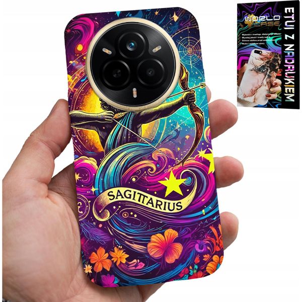Custodia Per Realme 14 Pro 5G - Segno Zodiacale, Sagittario Astronomia Cover-image