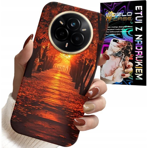 Custodia Per Realme 14 Pro+ 5G - Parco, Autunno, Foglie Che Cadono, Schienale-image
