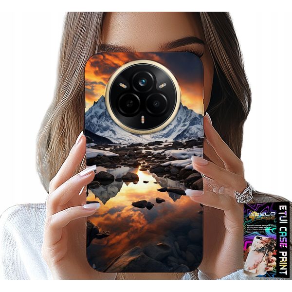 Custodia Per Realme 14 Pro 5G - Fiume, Montagne, Cime, Everest + Pellicola Protettiva-image
