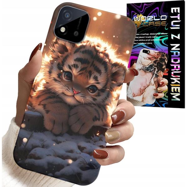 Custodia Per Realme C11 2021 - Con Stampa Tigroccino Carino Custodia Case-image